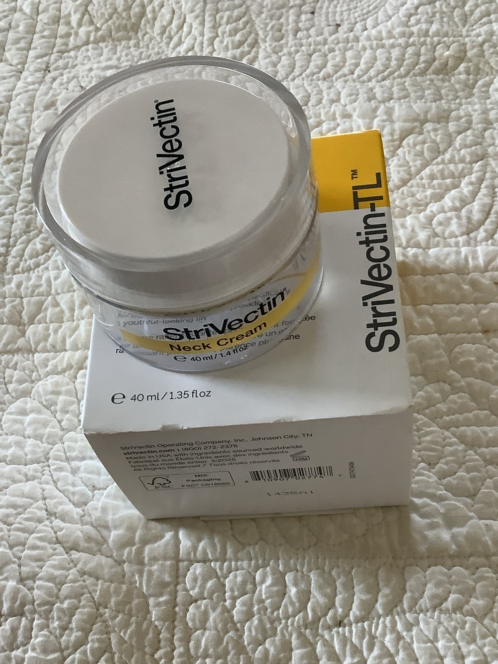 New StriVectin Neck Cream Anti Age Shea Butter Sweet Almond